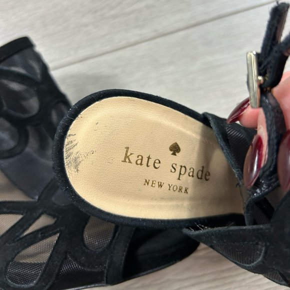 Kate Spade Mesh Peek-toe Slingback Booties - Picture 5 of 11